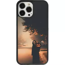 Coque iPhone 13 Pro Max - Silicone rigide noir Halloween 2025 Scream