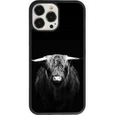 iPhone 13 Pro Max Case Hülle - Silikon schwarz Highland calf black