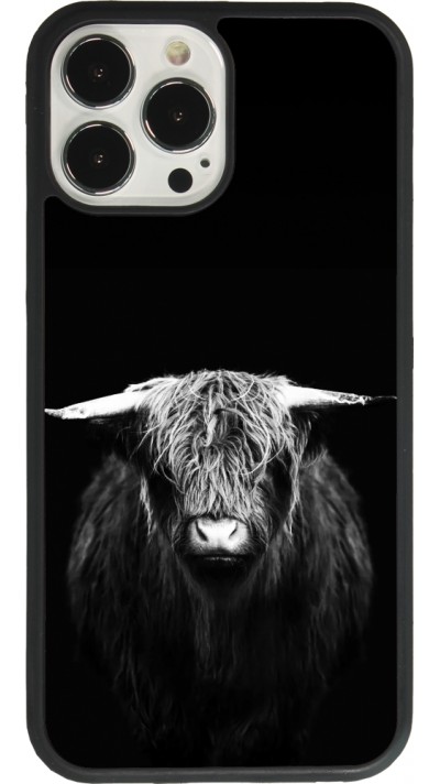 iPhone 13 Pro Max Case Hülle - Silikon schwarz Highland calf black