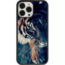 Coque iPhone 13 Pro Max - Silicone rigide noir Incredible Lion