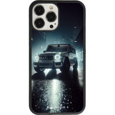 Coque iPhone 13 Pro Max - Silicone rigide noir Mercedes G AMG Night
