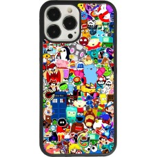 iPhone 13 Pro Max Case Hülle - Silikon schwarz Mixed cartoons