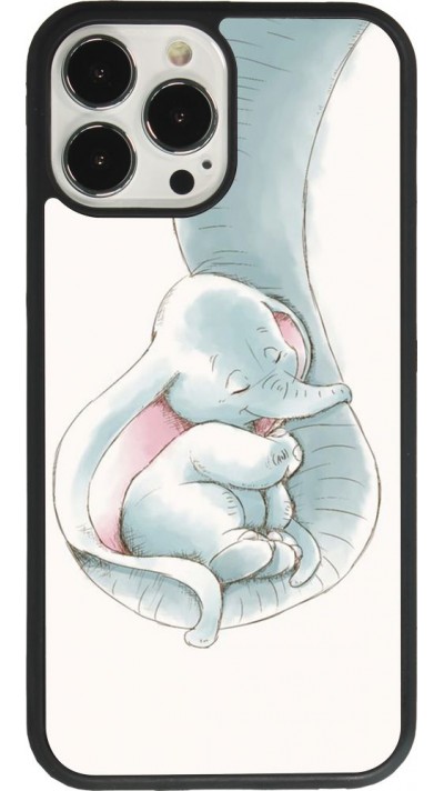 iPhone 13 Pro Max Case Hülle - Silikon schwarz Mom 1903