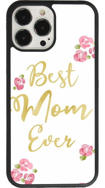 iPhone 13 Pro Max Case Hülle - Silikon schwarz Mom 2024 best Mom ever