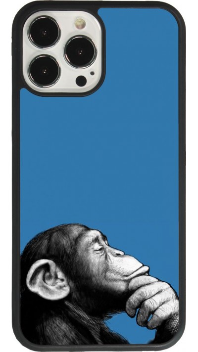 iPhone 13 Pro Max Case Hülle - Silikon schwarz Monkey Pop Art