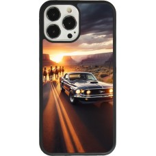 iPhone 13 Pro Max Case Hülle - Silikon schwarz Mustang 69 Grand Canyon