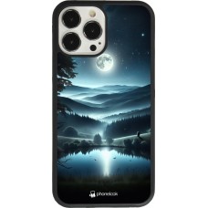 Coque iPhone 13 Pro Max - Silicone rigide noir Night Sky View
