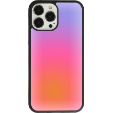 iPhone 13 Pro Max Case Hülle - Silikon schwarz Orange Pink Blue Gradient