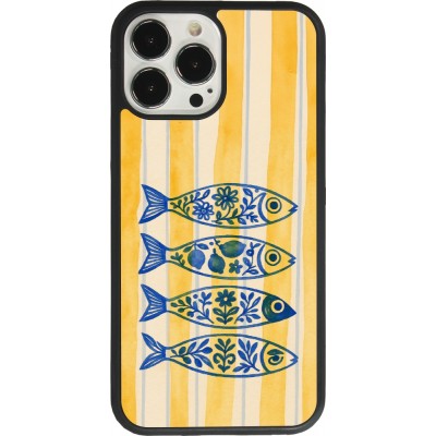 iPhone 13 Pro Max Case Hülle - Silikon schwarz Portuguese fish 2026