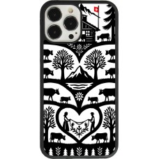 iPhone 13 Pro Max Case Hülle - Silikon schwarz Poya Schweiz 2