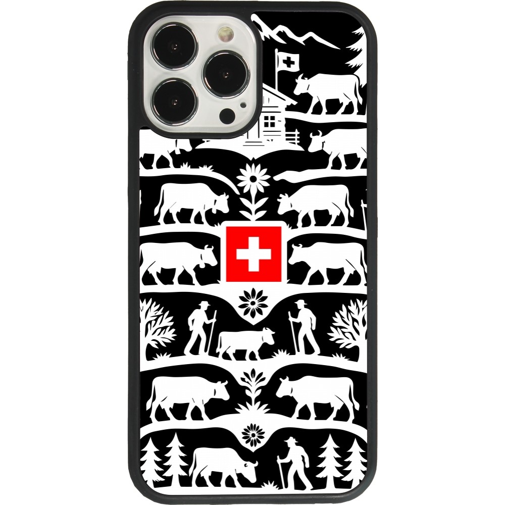 iPhone 13 Pro Max Case Hülle - Silikon schwarz Poya Schweiz 3 schwarz