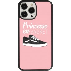 iPhone 13 Pro Max Case Hülle - Silikon schwarz princesse en basket