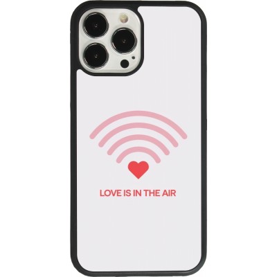 Coque iPhone 13 Pro Max - Silicone rigide noir Saint Valentines Day 26 Love is in the air