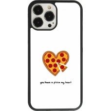 iPhone 13 Pro Max Case Hülle - Silikon schwarz Saint Valentines Day 26 You have my pizza heart