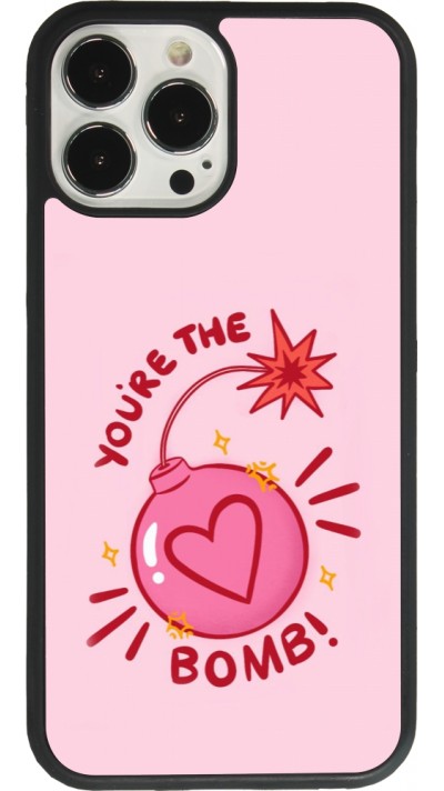 iPhone 13 Pro Max Case Hülle - Silikon schwarz Saint Valentines Day 26 You are the bomb