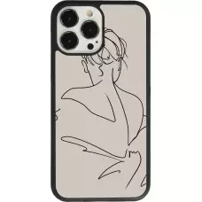 Coque iPhone 13 Pro Max - Silicone rigide noir Salnikova 05