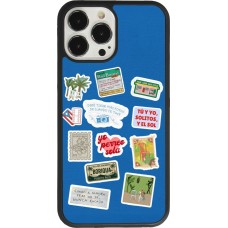 iPhone 13 Pro Max Case Hülle - Silikon schwarz Seals of the Dominican Republic DTMF