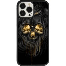 iPhone 13 Pro Max Case Hülle - Silikon schwarz Skull 02