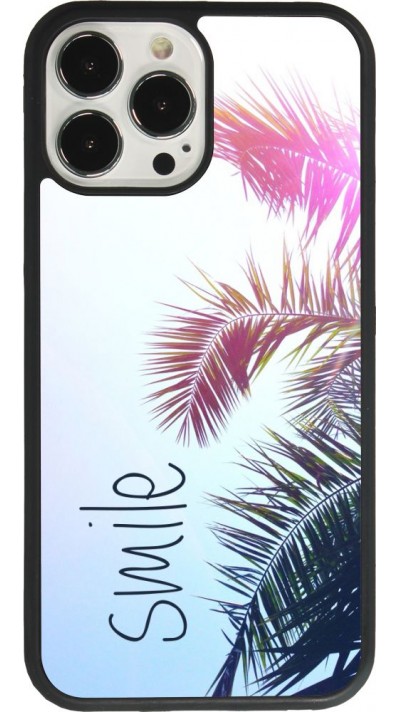 Coque iPhone 13 Pro Max - Silicone rigide noir Smile 05