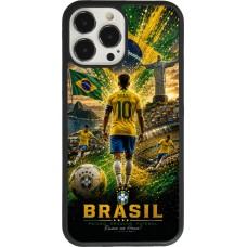iPhone 13 Pro Max Case Hülle - Silikon schwarz Fussball Brasilien splash 2026