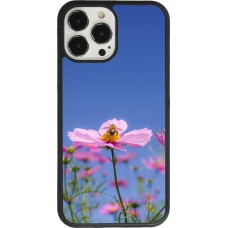 Coque iPhone 13 Pro Max - Silicone rigide noir Bee on a flower Spring 2026