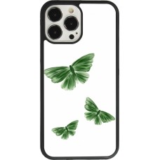 Coque iPhone 13 Pro Max - Silicone rigide noir Butterflies Spring 2026