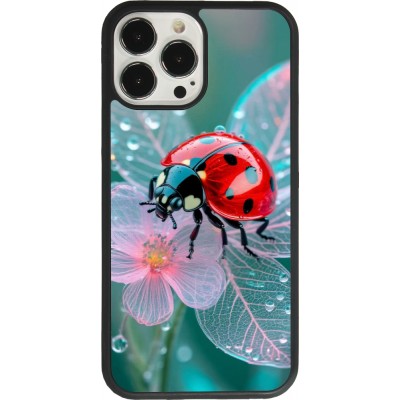 Coque iPhone 13 Pro Max - Silicone rigide noir Ladybird in bloom 2026