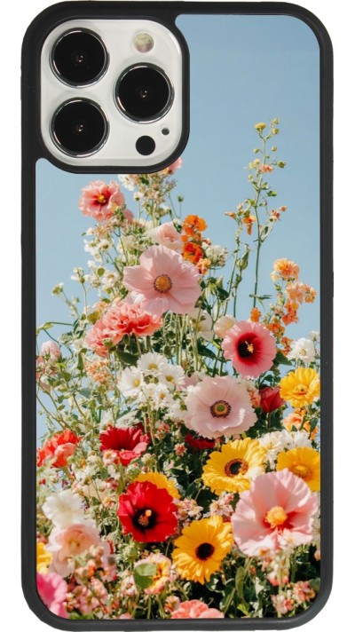 Coque iPhone 13 Pro Max - Silicone rigide noir Spring flowers Spring 2026
