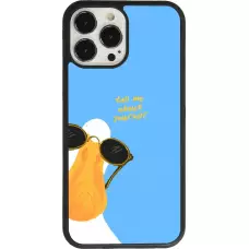 Coque iPhone 13 Pro Max - Silicone rigide noir Tell me about yourself Summer 2026