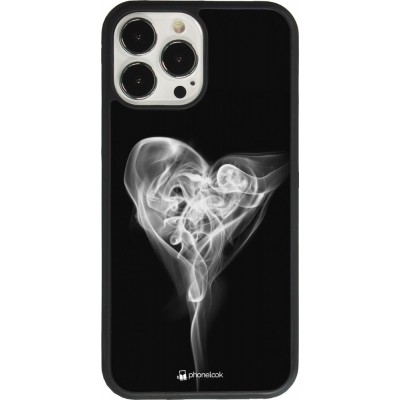 Hülle iPhone 13 Pro Max - Silikon schwarz Valentine 2022 Black Smoke