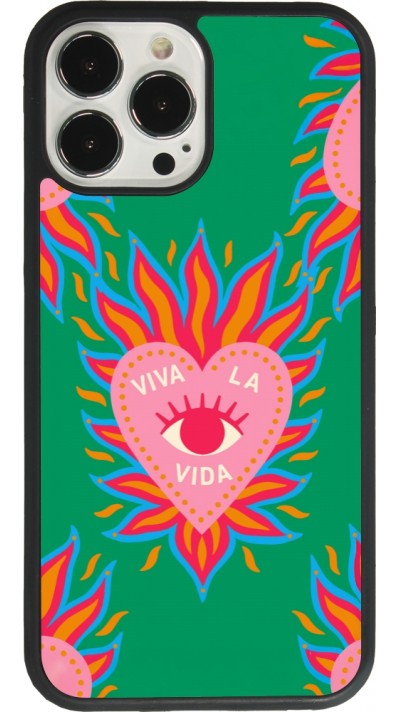 iPhone 13 Pro Max Case Hülle - Silikon schwarz Viva la vida 2026
