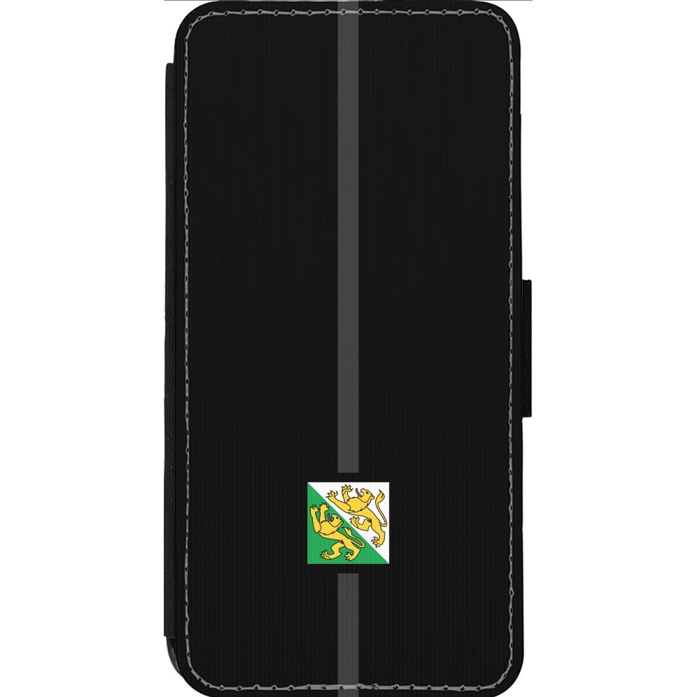 Coque iPhone 13 Pro Max - Wallet noir Canton TG noir