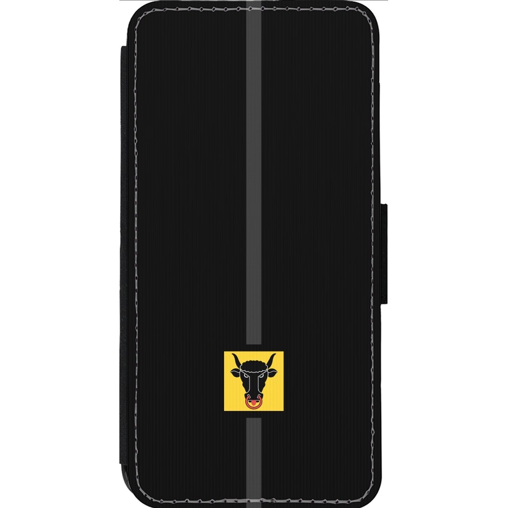 Coque iPhone 13 Pro Max - Wallet noir Canton UR noir