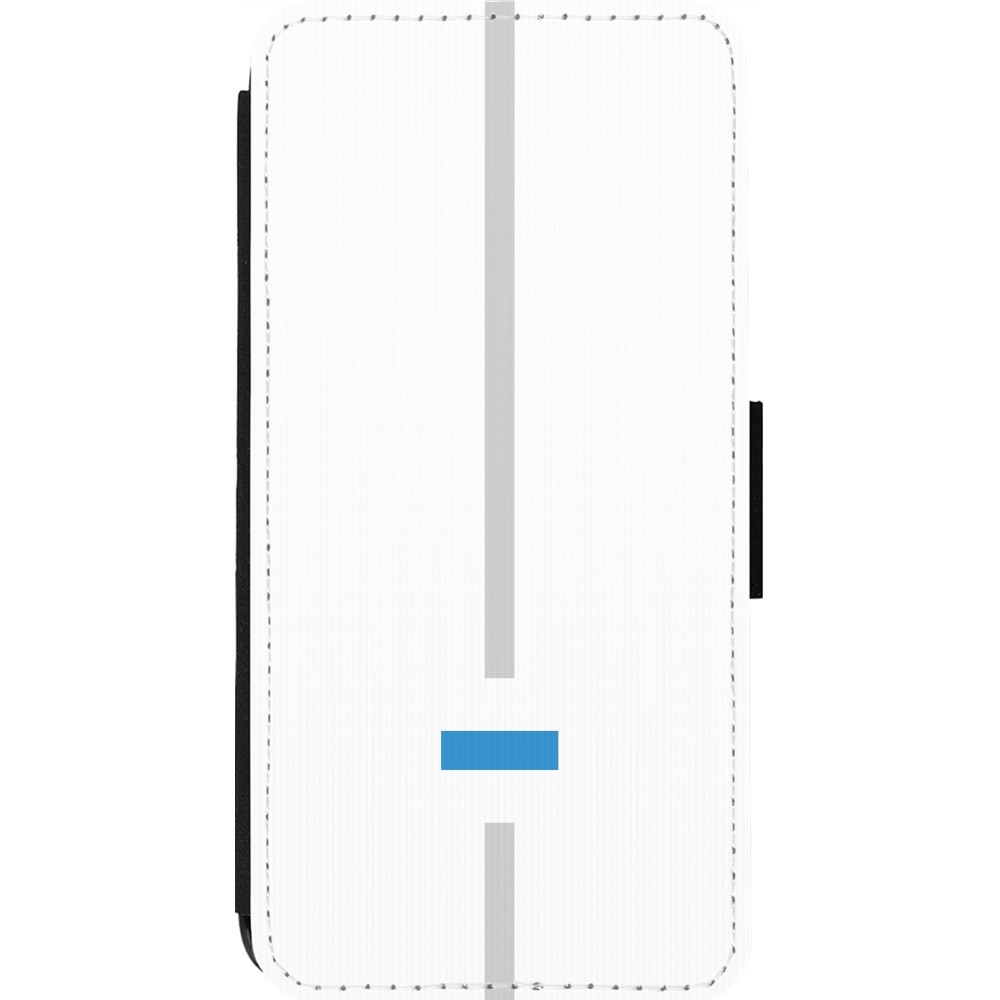 Coque iPhone 13 Pro Max - Wallet noir Canton ZG blanc