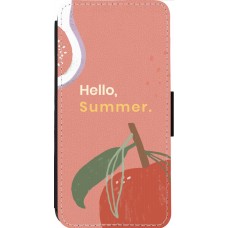 iPhone 13 Pro Max Case Hülle - Wallet schwarz Summer 2025 Hello summer