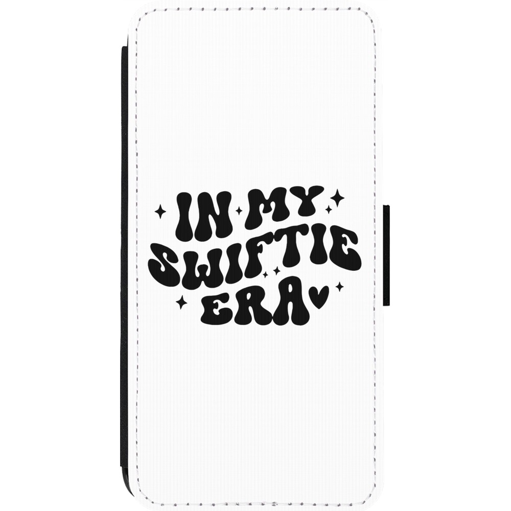 Coque iPhone 13 Pro Max - Wallet noir Taylor Swift In My Swiftie Era - White