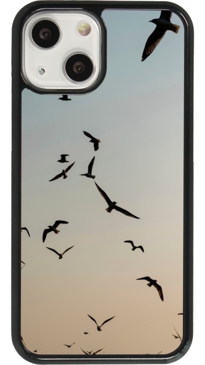 iPhone 13 mini Case Hülle - Autumn 22 flying birds shadow