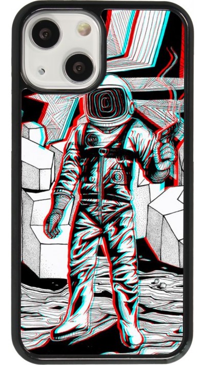 Hülle iPhone 13 mini - Anaglyph Astronaut