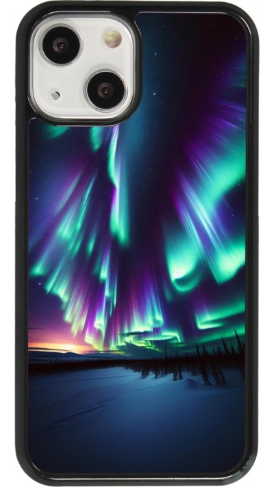 iPhone 13 mini Case Hülle - Funkelndes Nordlicht