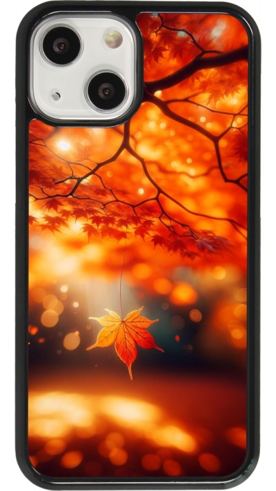 Coque iPhone 13 mini - Automne Magique Orange