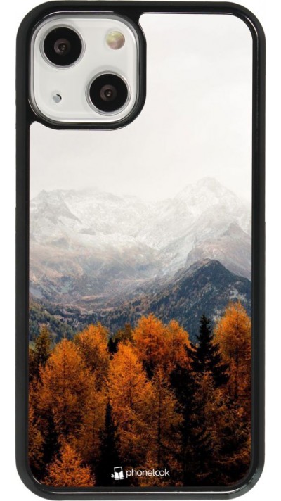 Hülle iPhone 13 mini - Autumn 21 Forest Mountain