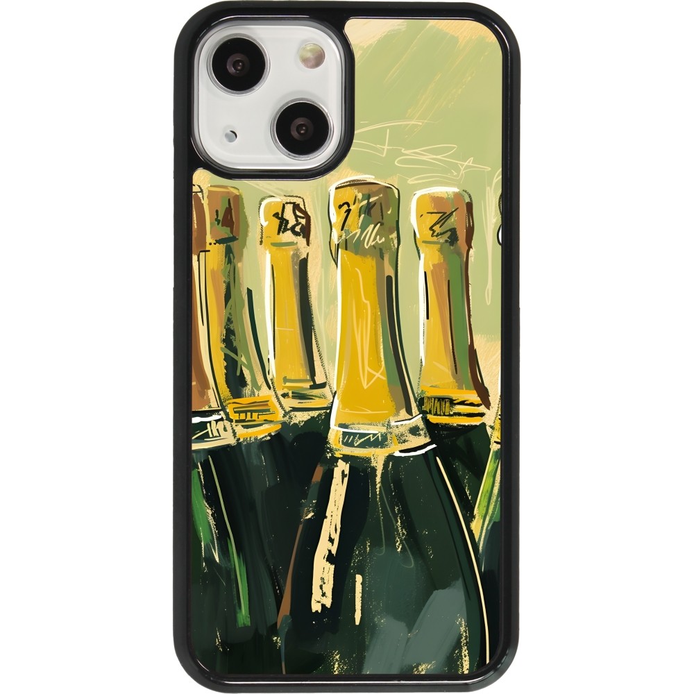 Coque iPhone 13 mini - Champagne peinture