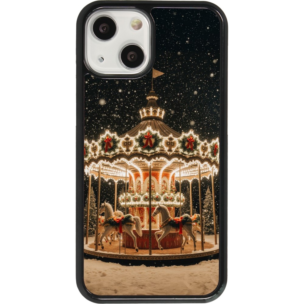 Coque iPhone 13 mini - Christmas 25 Carousel