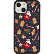 Coque iPhone 13 mini - Christmas 25 Pattern Gingerbread House