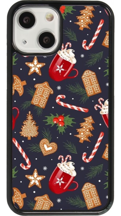 Coque iPhone 13 mini - Christmas 25 Pattern Gingerbread House