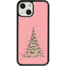 Coque iPhone 13 mini - Christmas 25 Pink Tree
