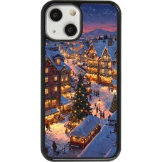 Coque iPhone 13 mini - Christmas 25 Xmas Village