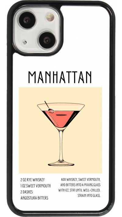 Coque iPhone 13 mini - Cocktail recette Manhattan