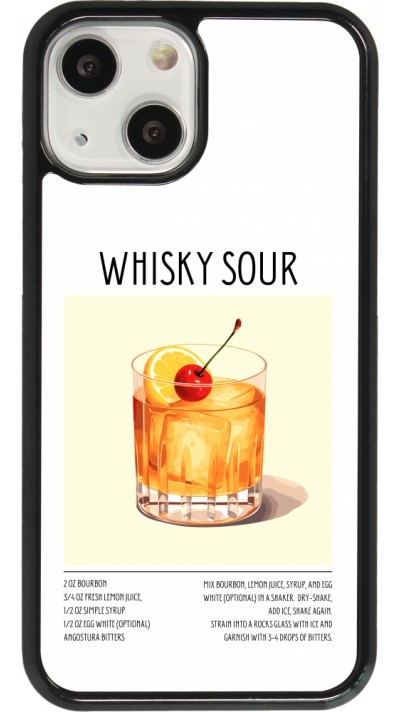iPhone 13 mini Case Hülle - Cocktail Rezept Whisky Sour