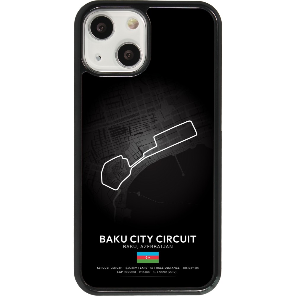 iPhone 13 mini Case Hülle - F1 Track 2025 Azerbaijan